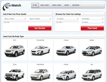 Tablet Screenshot of mycarmatch.com